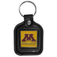 Minnesota Golden Gophers Square Leatherette Key Chain
